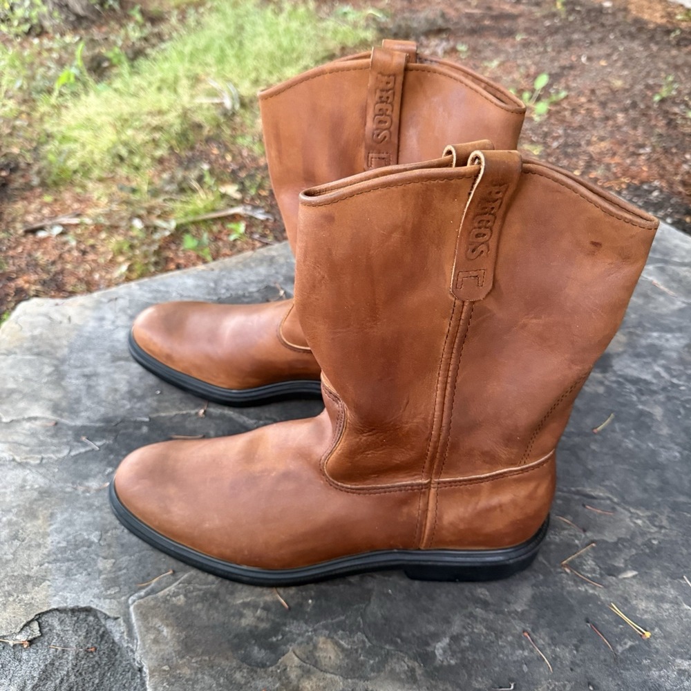 Vintage Red Wing Pecos 1105 Pull On Work Boots USA Men's 14 Brown Leather